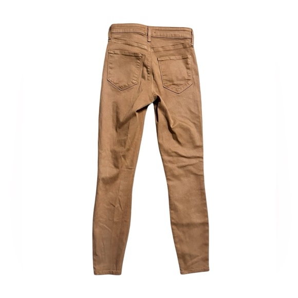 Women’s L’Agence Marguerite Coated Skinny Jeans Java Color Size 24 - Picture 5 of 6